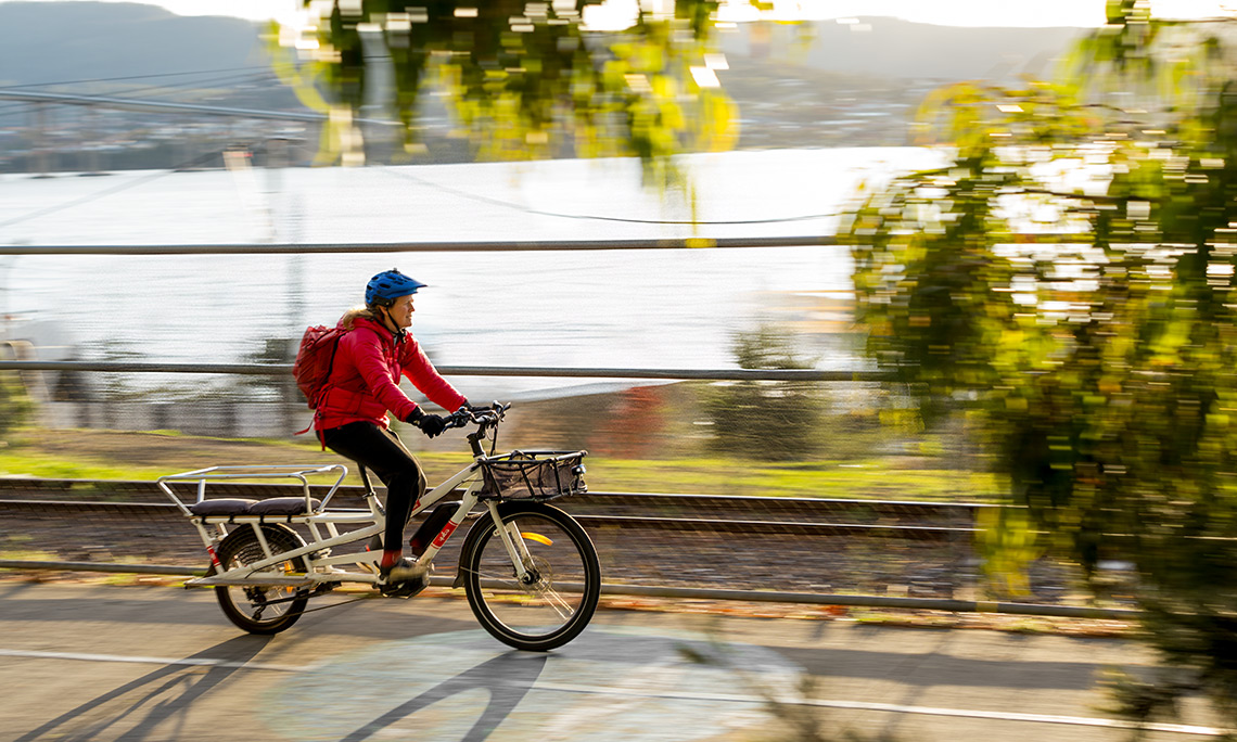 Bike riding